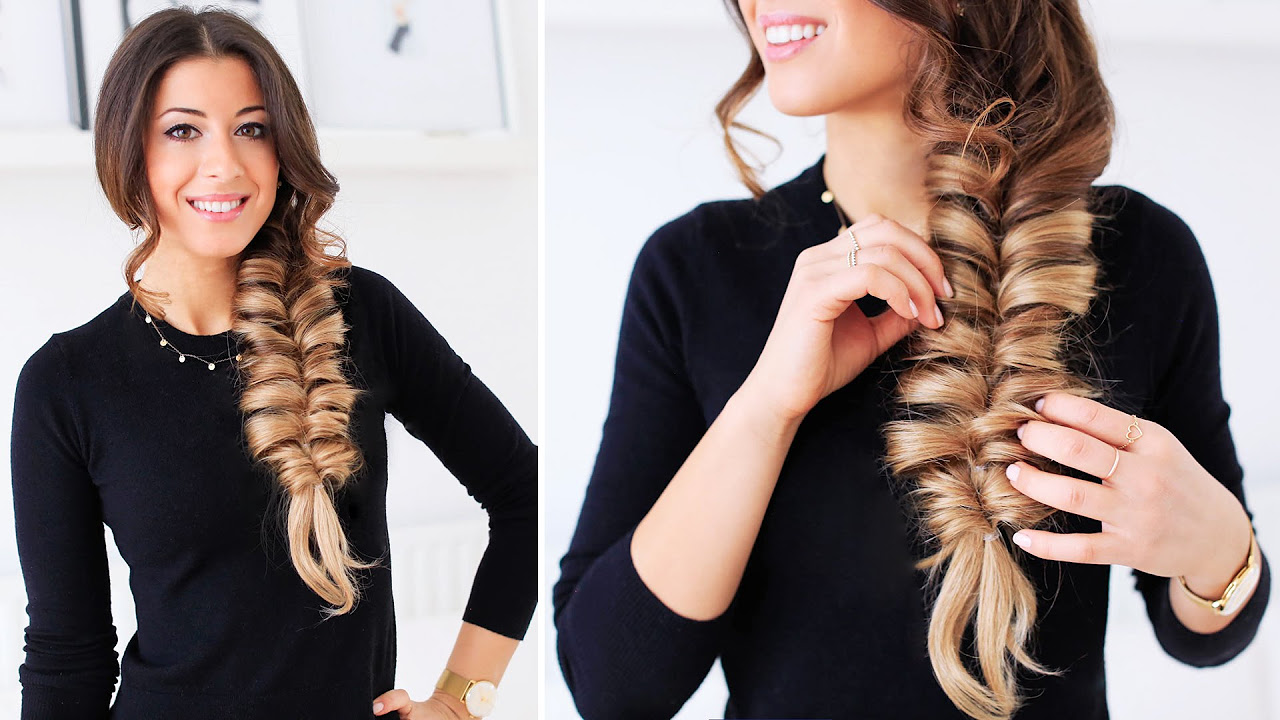 Easy Double Dutch Fishtail Braid For Beginners - Everyday Hair inspiration